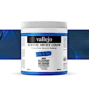 Vallejo Artist Akrilik Boya 500Ml Seri 4 622 Fluorescent Blue - Vallejo