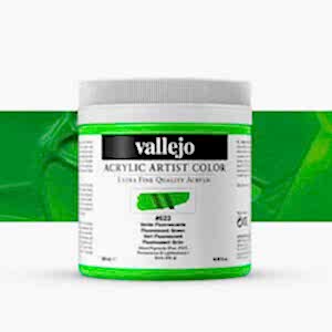Vallejo Artist Akrilik Boya 500Ml Seri 4 623 Fluorescent Green - Vallejo