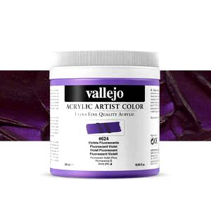 Vallejo Artist Akrilik Boya 500Ml Seri 4 624 Fluorescent Violet - Vallejo