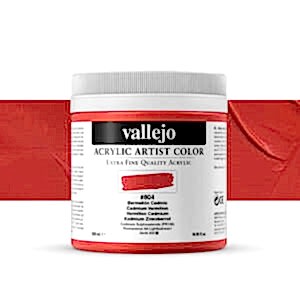 Vallejo Artist Akrilik Boya 500Ml Seri 6 804 Cadmium Vermillion - Vallejo
