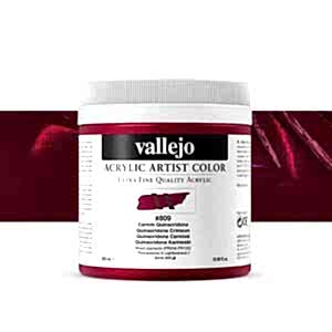 Vallejo Artist Akrilik Boya 500Ml Seri 6 809 Quinacridone Crimson - Vallejo