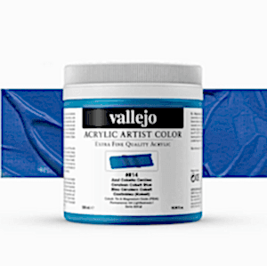 Vallejo Artist Akrilik Boya 500Ml Seri 6 814 Cerulean Cobalt Blue - Vallejo