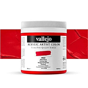 Vallejo Artist Akrilik Boya 500Ml Seri 6 822 Pyrrole Red - Vallejo