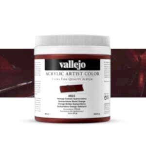 Vallejo Artist Akrilik Boya 500Ml Serie 6 824 Quinacridone Burnt Orange - Vallejo