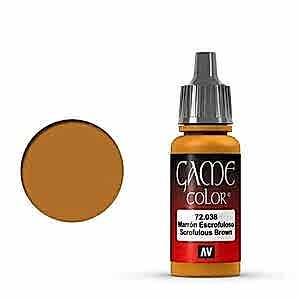 Vallejo Game Color 17Ml 72.038 Scrofulous Brown - Vallejo