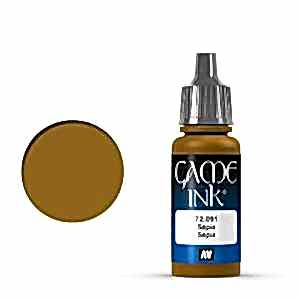 Vallejo Game Color Ink 17ML 72.091 Sepia - Vallejo