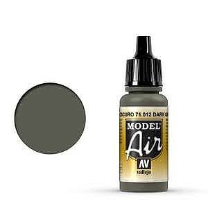Vallejo Model Air 17Ml 71.012 Dark Green - Vallejo