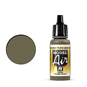 Vallejo Model Air 17Ml 71.016 USAF Olive Drab - Vallejo