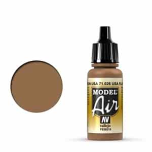 Vallejo Model Air 17Ml 71.026 US Flat Brown - Vallejo