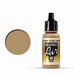 Vallejo Model Air 17Ml 71.027 Light Brown - Vallejo