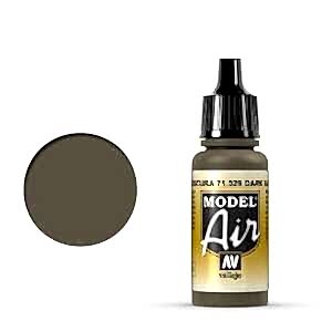 Vallejo Model Air 17Ml 71.029 Dark Earth - Vallejo