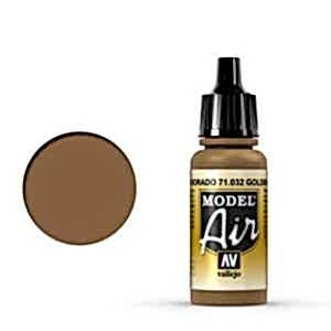 Vallejo Model Air 17Ml 71.032 Golden Brown - Vallejo