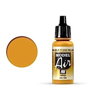 Vallejo Model Air 17Ml 71.033 Yellow Ochre - Vallejo