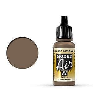 Vallejo Model Air 17Ml 71.035 Camouflage Pale Brown - Vallejo
