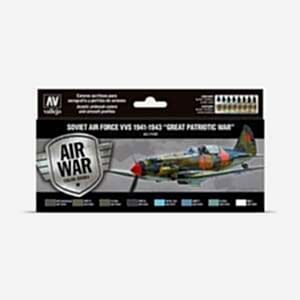 Vallejo Model Air Set:Soviet Air Force VVS 1941-1943 Great Patriotic War 71.197 - Vallejo