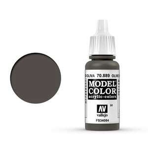 Vallejo Model Color 17Ml 091-70.889 Olive Brown - Vallejo