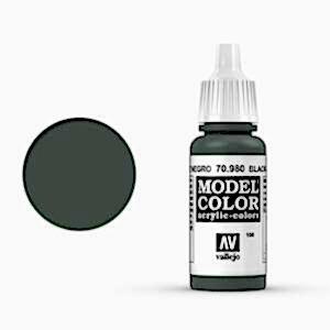 Vallejo Model Color 17Ml 100-70.980 Black Green - Vallejo