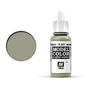 Vallejo Model Color 17Ml 111-70.987 Medium Grey - Vallejo