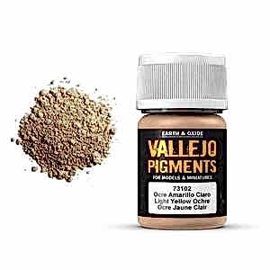 Vallejo Pigments 35Ml 73.102 Light Yellow Ochre - Vallejo