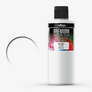 Vallejo Premium Airbrush Color 200Ml 63.001 White - Vallejo