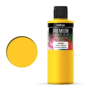 Vallejo Premium Airbrush Color 200Ml 63.003 Basic Yellow - Vallejo