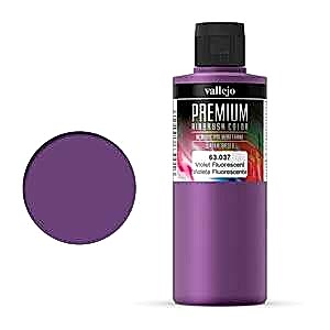 Vallejo Premium Airbrush Color 200Ml 63.037 Fluourescent Violet - Vallejo