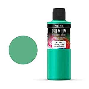 Vallejo Premium Airbrush Color 200Ml 63.047 Metallic Green - Vallejo