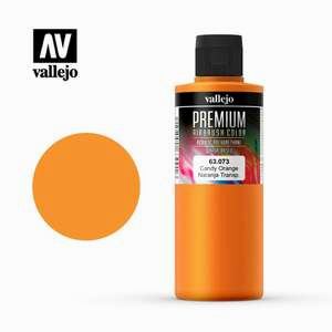 Vallejo Premium Airbrush Color 200Ml 63.073 Candy Orange - Vallejo
