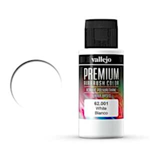 Vallejo Premium Airbrush Color 60Ml 62.001 White - Vallejo