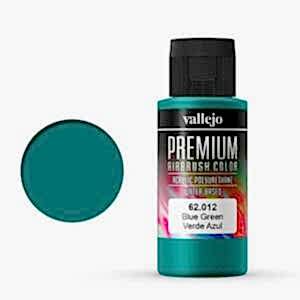 Vallejo Premium Airbrush Color 60Ml 62.012 Blue Green - Vallejo