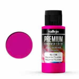 Vallejo Premium Airbrush Color 60Ml 62.036 Fluorescent Magenta - Vallejo