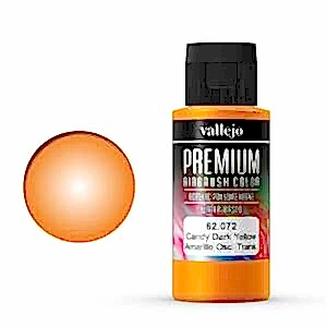 Vallejo Premium Airbrush Color 60Ml 62.072 Candy Dark Yellow - Vallejo