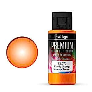 Vallejo Premium Airbrush Color 60Ml 62.073 Candy Orange - Vallejo
