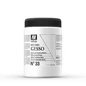 Vallejo Studio White Gesso No:33 5 Lt. - Vallejo