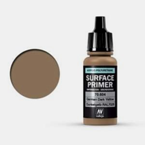 Vallejo Surface Primer 17Ml 70.604 German Dark Yellow - Vallejo