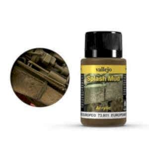 Vallejo Weathering Effects 40Ml 73.801 S1 Wet European Splash Mud - Vallejo