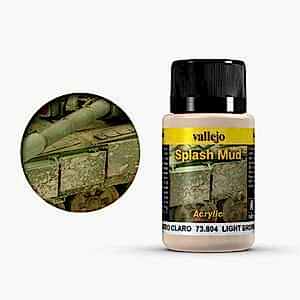 Vallejo Weathering Effects 40Ml 73.804 S1 Wet Light Brown Splash Mud - Vallejo