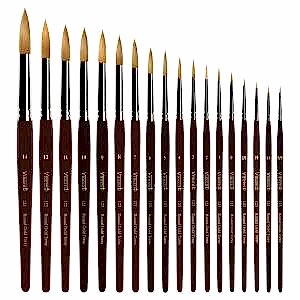 Vincent 123 Seri Sentetik Elyaf Fırçalar - Vincent