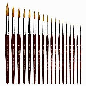 Vincent 123 Seri Sentetik Elyaf Fırçalar - Vincent