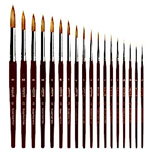 Vincent 123 Seri Sentetik Elyaf Fırçalar - Vincent