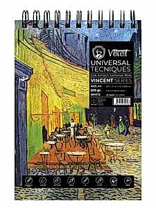 Vincent Çok Amaçlı Eskiz Defteri 200Gr A4 25 Sayfa Beyaz - Vincent