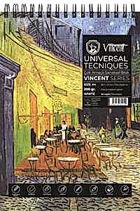 Vincent Çok Amaçlı Eskiz Defteri 200Gr A4 50 Sayfa Beyaz - Vincent