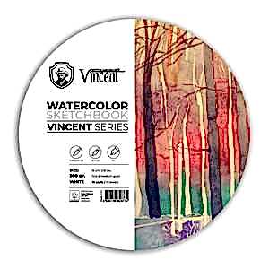 Vincent Daire Suluboya Defteri 300Gr 15cm 10 Sayfa - Vincent