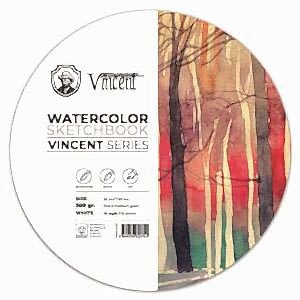 Vincent Daire Suluboya Defteri 300Gr 20cm 10 Sayfa - Vincent