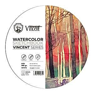 Vincent Daire Suluboya Defteri 300Gr 35cm 10 Sayfa - Vincent