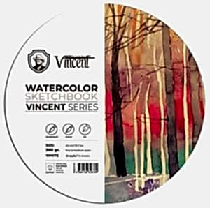 Vincent Daire Suluboya Defteri 300Gr 40cm 10 Sayfa - Vincent