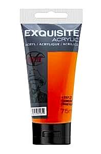 Vincent Exquisite Akrilik Boya 200 ML Fluorescent Orange - Vincent