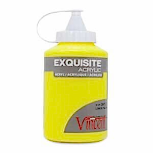 Vincent Exquisite Akrilik Boya 500 ML Lemon Yellow - Vincent