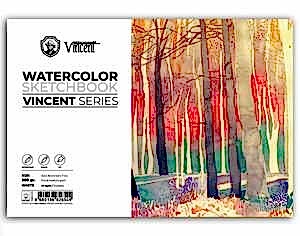 Vincent Suluboya Defteri 300Gr 12,5X18 10 Sayfa - Vincent
