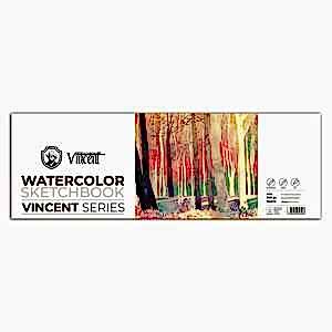 Vincent Suluboya Defteri 300Gr 14X56 10 Sayfa - Vincent